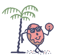 TheSaltyDonut vibes miami donut doughnut Sticker