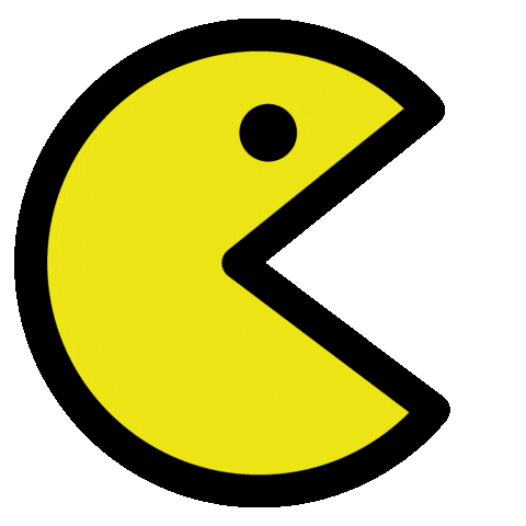 Bite Pacman Sticker