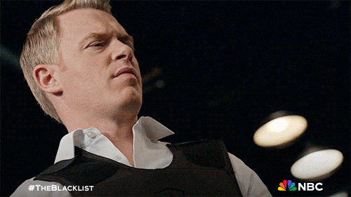 The Blacklist Shaking Head GIF by NBC