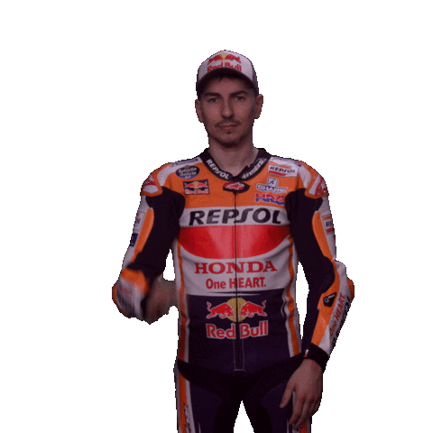 happy jorge lorenzo Sticker by MotoGP
