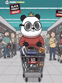 Black Friday Shopping GIF by Pandu Pandas