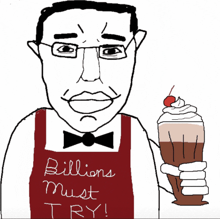 Nothing Ever Happens Milkshake GIF