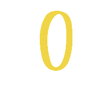 Numbers Cero Sticker