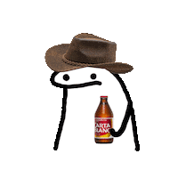 CartaBlancaMX mexico cerveza monterrey sombrero Sticker