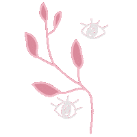 Pink Eyes Sticker