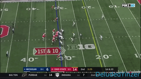 Culture_Coach giphygifmaker dwayne haskins touchdown beat xichigan GIF