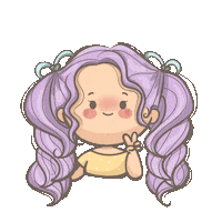 uaukifofo kawaii menina cuteart uaukifofo Sticker
