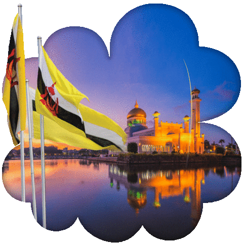 Brunei Darussalam Rba Sticker by Royal Brunei Airlines