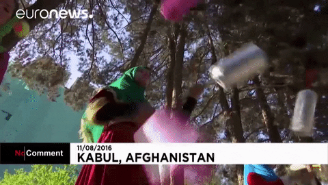 euronews giphygifmaker circus afghanistan euronews GIF
