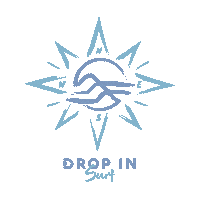 DropInSurf surf directions drop in brujula Sticker