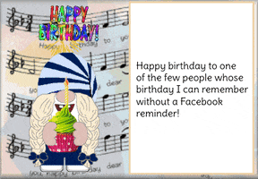 Happy Birthday Gnome GIF