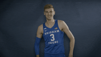 Byu Basketball Gocougs GIF by BYU Cougars