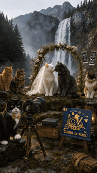Monday Morning Cat GIF by CuibulDePixeli