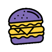 Hot Dog Burger Sticker by GoGetters®