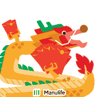 Dragon Angpow Sticker by Manulife Singapore