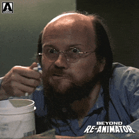 Excited Chow Down GIF by Arrow Video