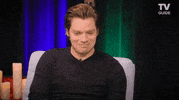 dominic sherwood laugh GIF by TV Guide