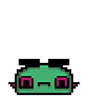 Sad Pixel Sticker