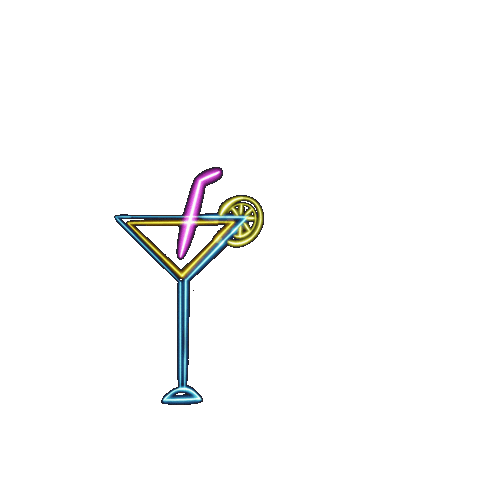 hautestockco giphyupload summer drink neon Sticker