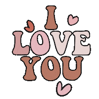 I Love You Boho Sticker