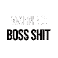 Shade Boss Sticker by madebywar