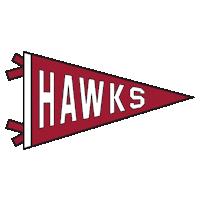 Hawks Pendant Sticker by Saint Josephs University