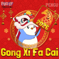 Chinese New Year Penguin GIF by Pudgy Penguins