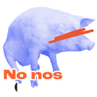 Vegan Pig Sticker by Mercy For Animals Latinoamérica