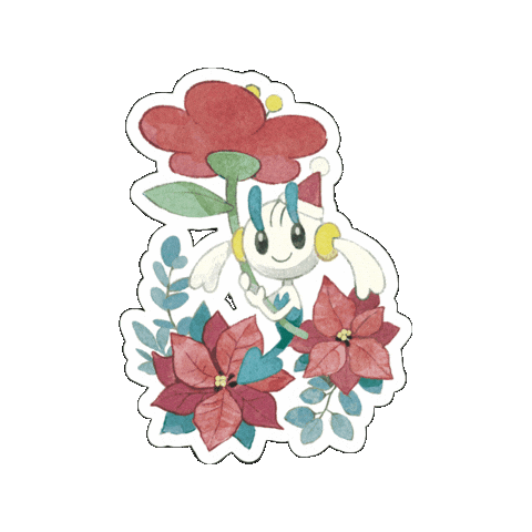 Happy Santa Hat Sticker by Pokémon