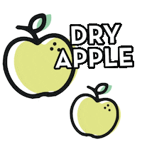 Apple Vegan Sticker by The Good Cider
