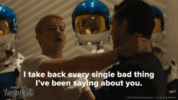 Sorry Fantastic Four GIF by Marvel Studios