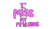Friends Miss Sticker by deladeso