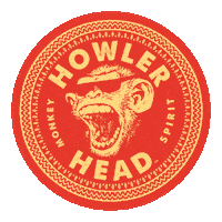 howlerhead head banana it with Sticker