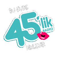 90S Vintage Sticker by Radyo 45lik - Türkiye'nin Nostaljik Radyosu