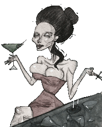 artoftylerpessel drink friday spooky creepy Sticker