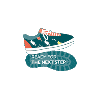 Walking Sneaker Sticker by VISTA college