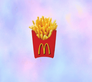 French Fries Pastel GIF