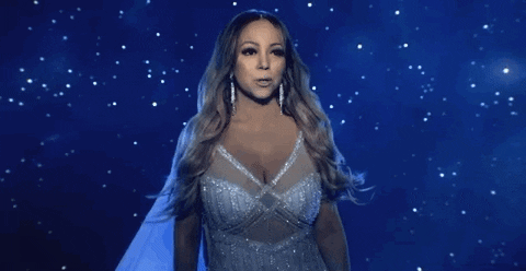 mariah carey winter GIF