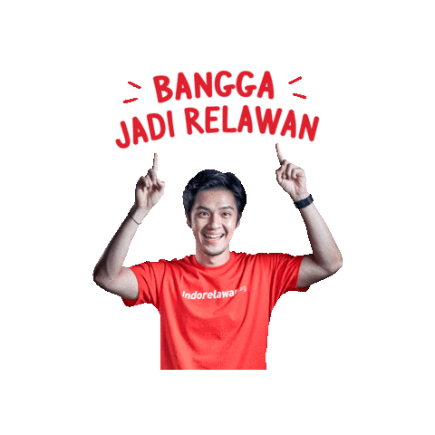 Volunteer Sticker by Indorelawan