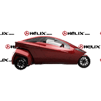 HelixMotors fun future fast drive Sticker
