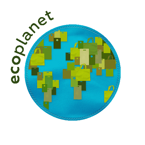 ecoplanet_bag giphyupload eco planeta tote bag Sticker