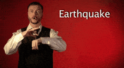 Sign Language Earthquake GIF by Sign with Robert