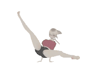 Anime Girl Flair Sticker