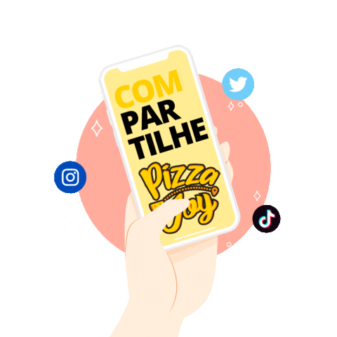 Food Delivery Sticker by Pizzaria Pizza Joy