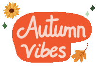 Sunflower Otoño Sticker