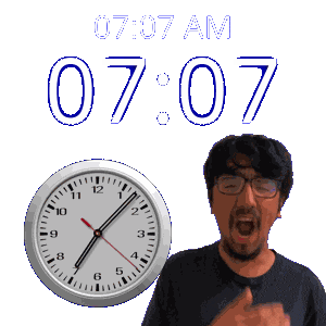 Seven Seven 7Am Sticker