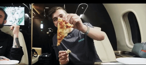 sonymusiccolombia giphygifmaker pizza eat martin garrix GIF