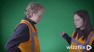 Wizzflix_ green boxing good job box GIF