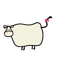Cow Vaca Sticker by Wendy Ramos