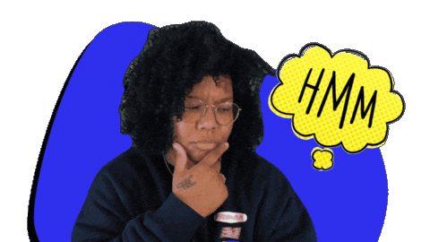 MamaDukeTV giphyupload lgbtq rapper hmm Sticker
